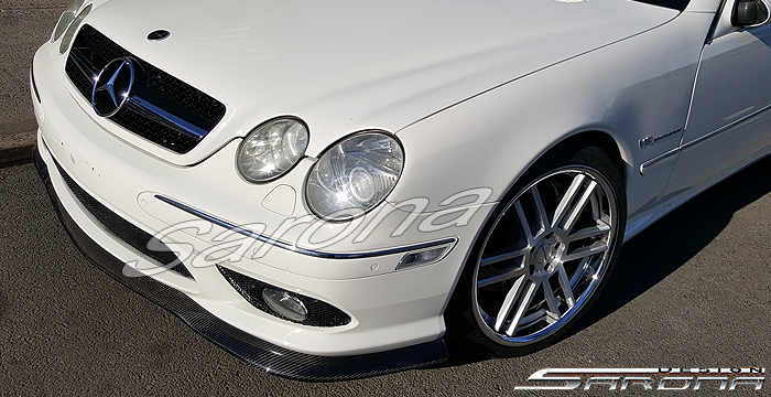 Custom Mercedes CL  Coupe Front Add-on Lip (2000 - 2006) - $1068.00 (Part #MB-043-FA)